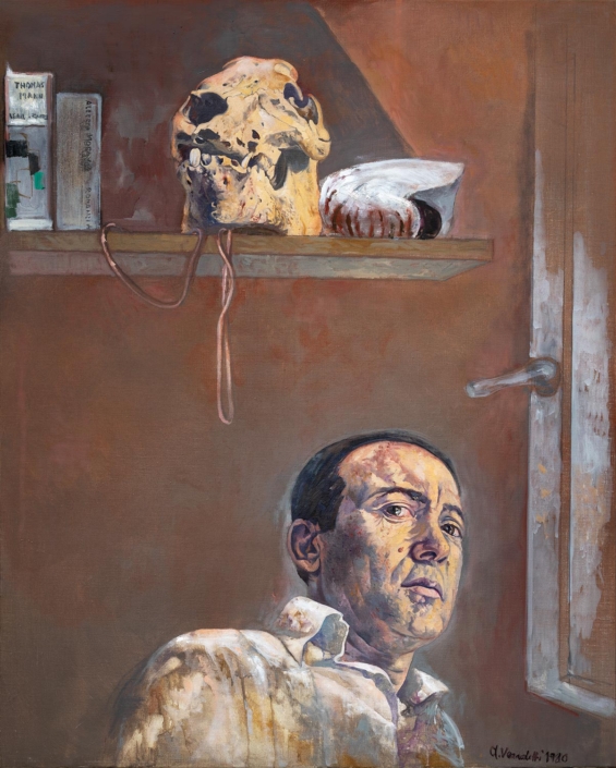 Autoritratto - 1980 olio su tela cm.91x73